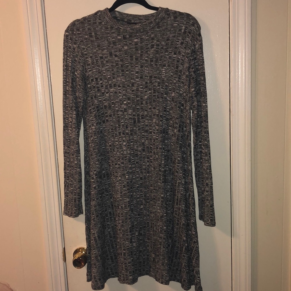 Flowy Long-sleeve Dress